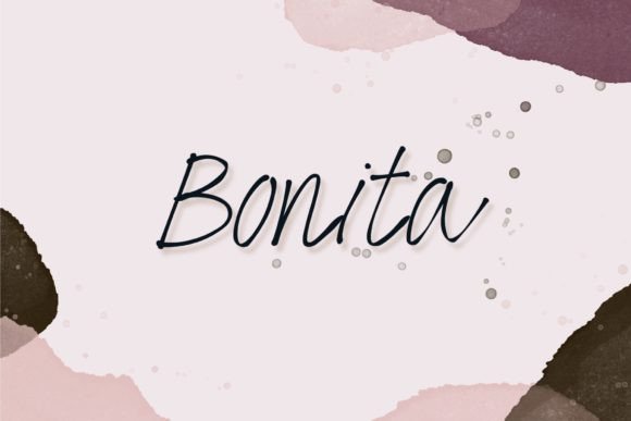 Bonita – The Italic Script Font That Fits Into Everyday Work