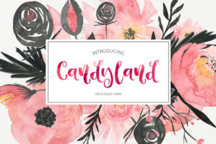 Candyland: A Playful and Elegant Font for Personalized Design Projects