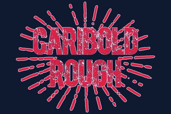 Caribold: A Tough, Ripped, Textured Sans Serif That Brings Grit to Your Work