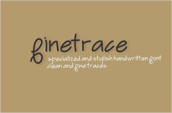 Finetrace: A Strategic Approach to Handwritten Typography