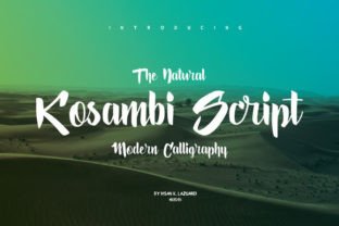 Kosambi: A Bold Script Font Built for Impact