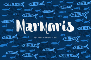 Marmaris: A Playful Brush Font for Distinctive Visual Communication