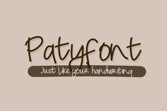 Paty: A Casual Handwriting Font with Practical Versatility