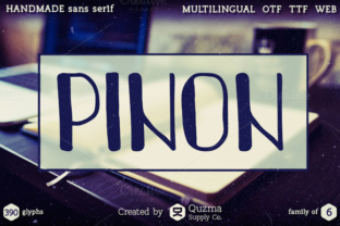 Pinon: A Handmade Sans Serif Font for Strategic Brand Communication