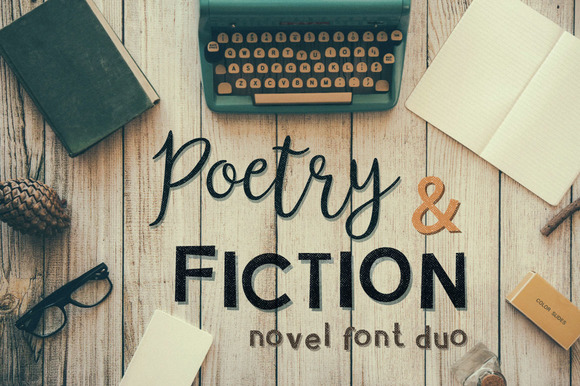 Poetry Fiction: A Font Duo for Writers, Designers, and Storytellers Who Live Between the Lines