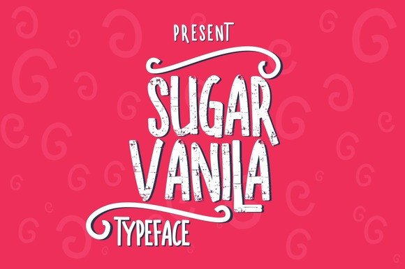 Sugar Vanila: A Handcrafted Display Font with Rustic Charm and Versatility