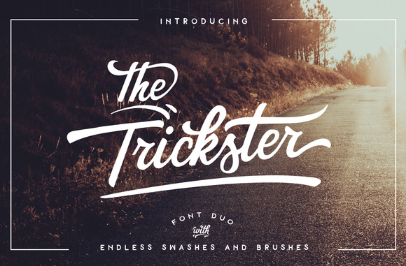 The Trickster: A Practical Review of the Font Duo with Swashes, Alternates, and Brushes