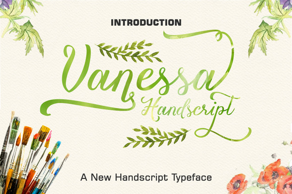 Vanessa Handscript – A Versatile Font for Creators