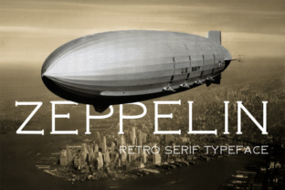 Zeppelin: A Vintage Serif Font for Retro Design Projects